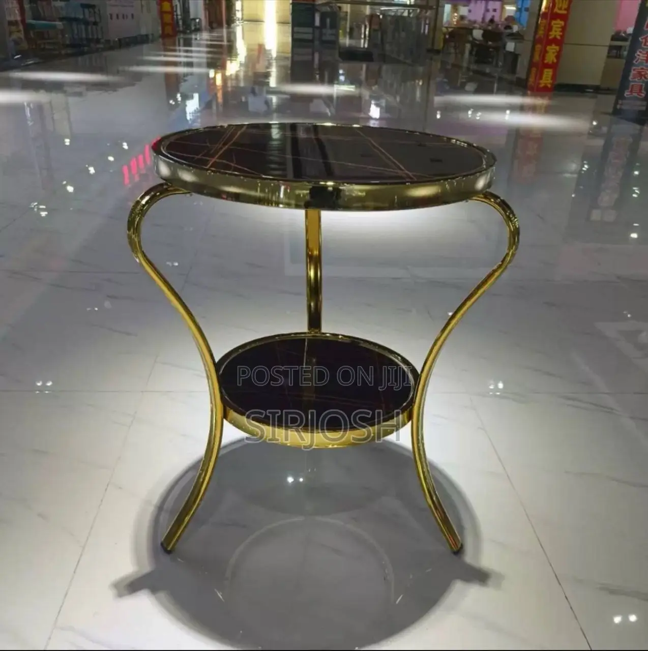 Nordic Luxury Sofa Side Table
