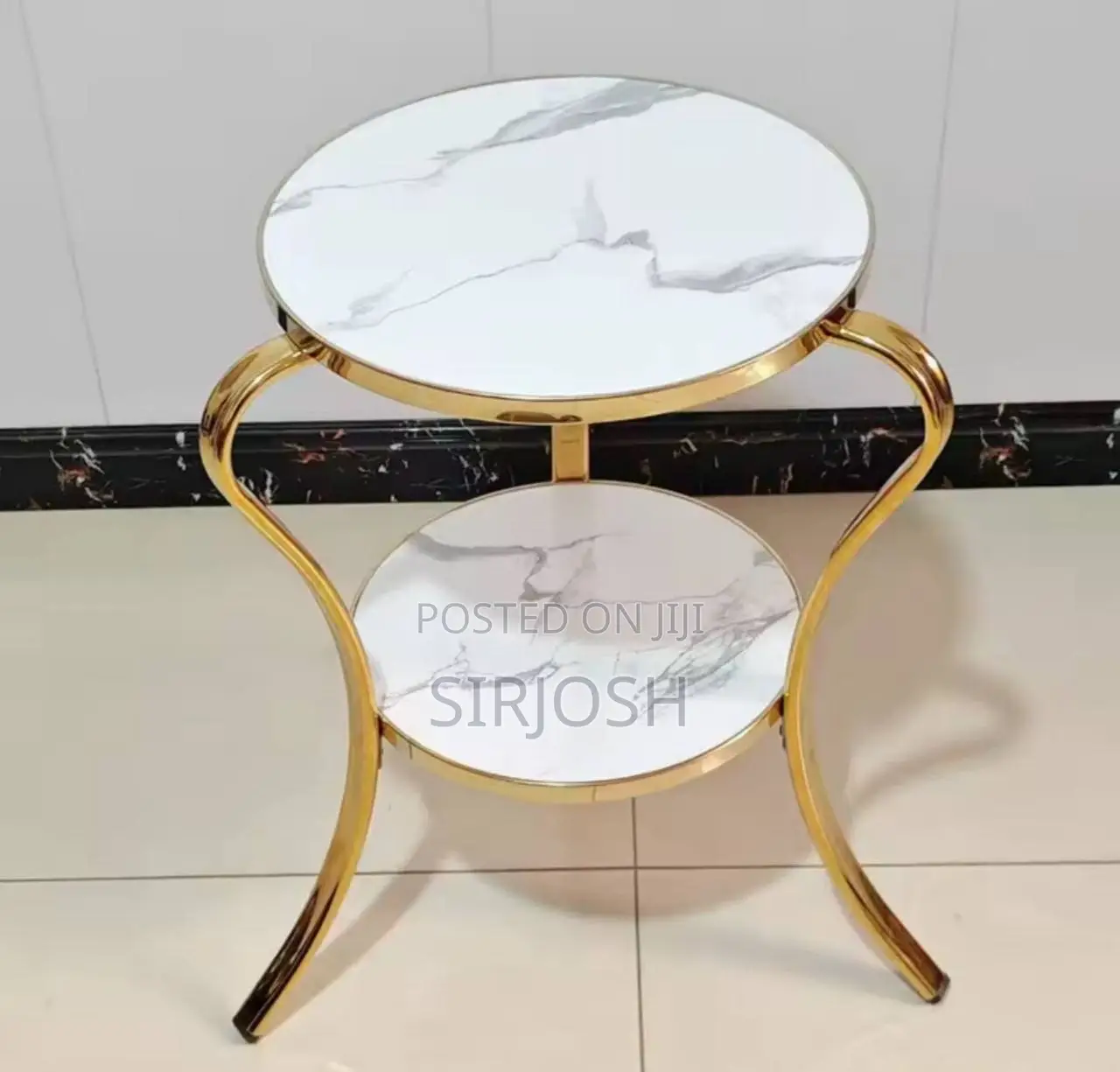 Nordic Luxury Sofa Side Table