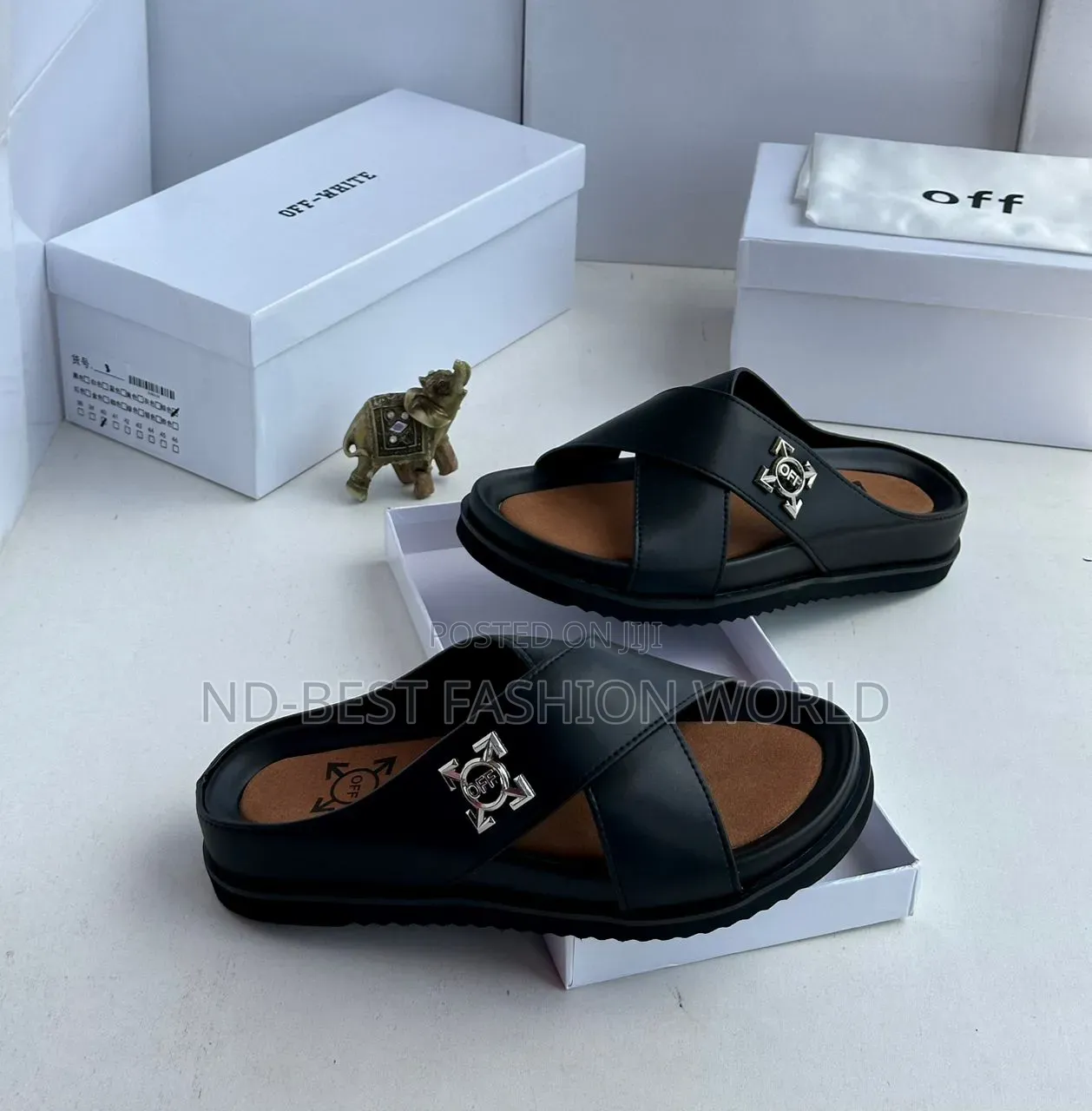 Pure Quality Off-White Slippers