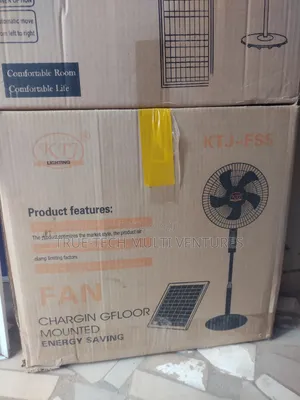 Solar Rechargeable Fan