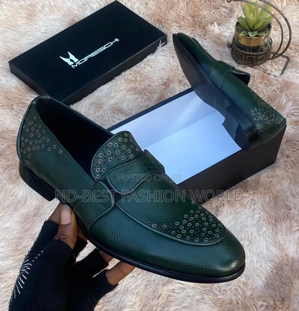 Ash Color Leather Shoe