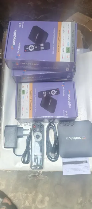 Android Tv Box With Voice Remote Control Atv System With Iptv App