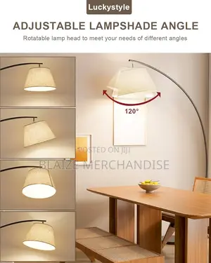 Luckystyle Arc Floor Lamps for Living Room