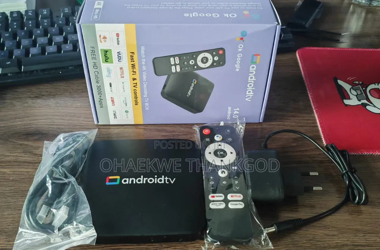 Android Tv Box With Voice Remote Control Atv System With Iptv App