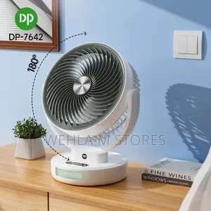 5.5 Inch Rechargeable Table Fan With Led Light Dp-7642 - 9000mah