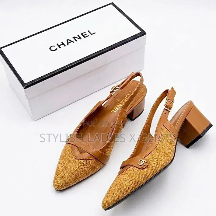 Chanel Wool Tweed Slingback