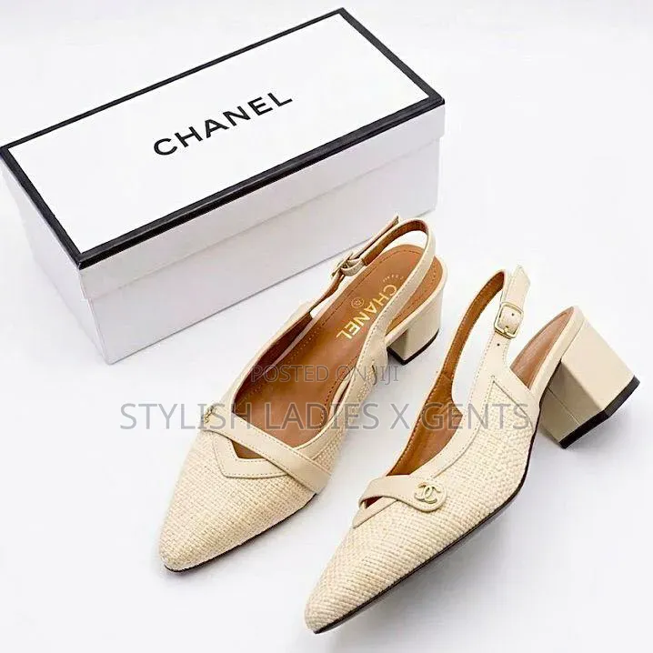 Chanel Wool Tweed Slingback