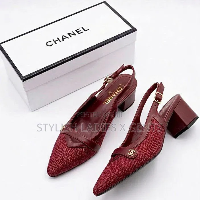 Chanel Wool Tweed Slingback