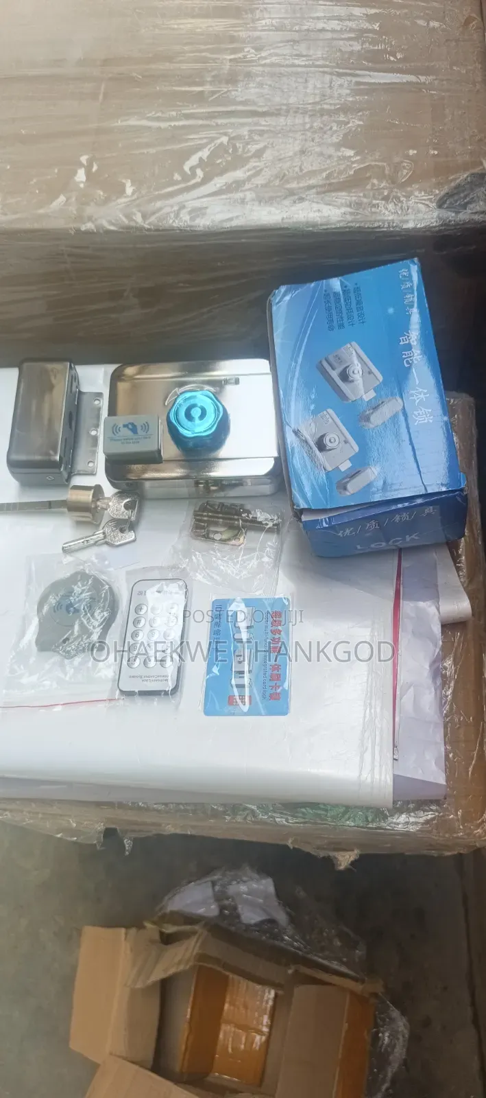 Electric Door Lock Access Control System With Remote Control Lock