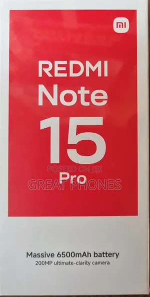 New Xiaomi Redmi Note 15 Pro 256 GB