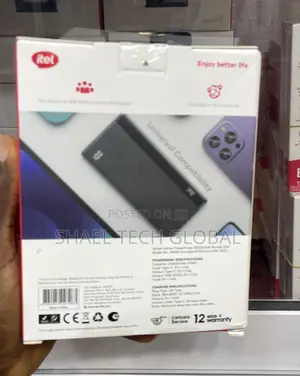 Itel 20,000mah Powerbank Bundle With Charger