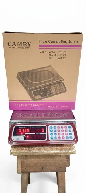Camry Digital Price Computing Scale 30kg - Heavy Duty Rechargeable