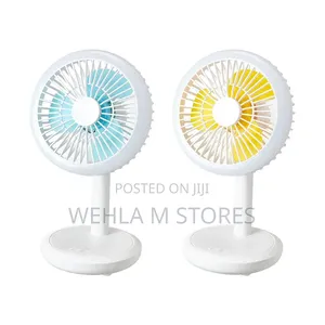 Rechargeable Portable Usb Fan With Led Light Dp-7632 (4000mah)