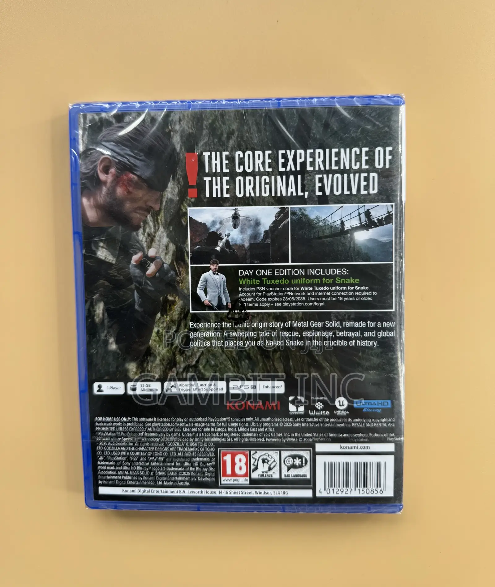 Playstation 5 Metal Gear Solid Delta Snake Eater
