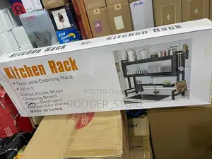 1 Layer Over the Sink Plate Rack With Cover