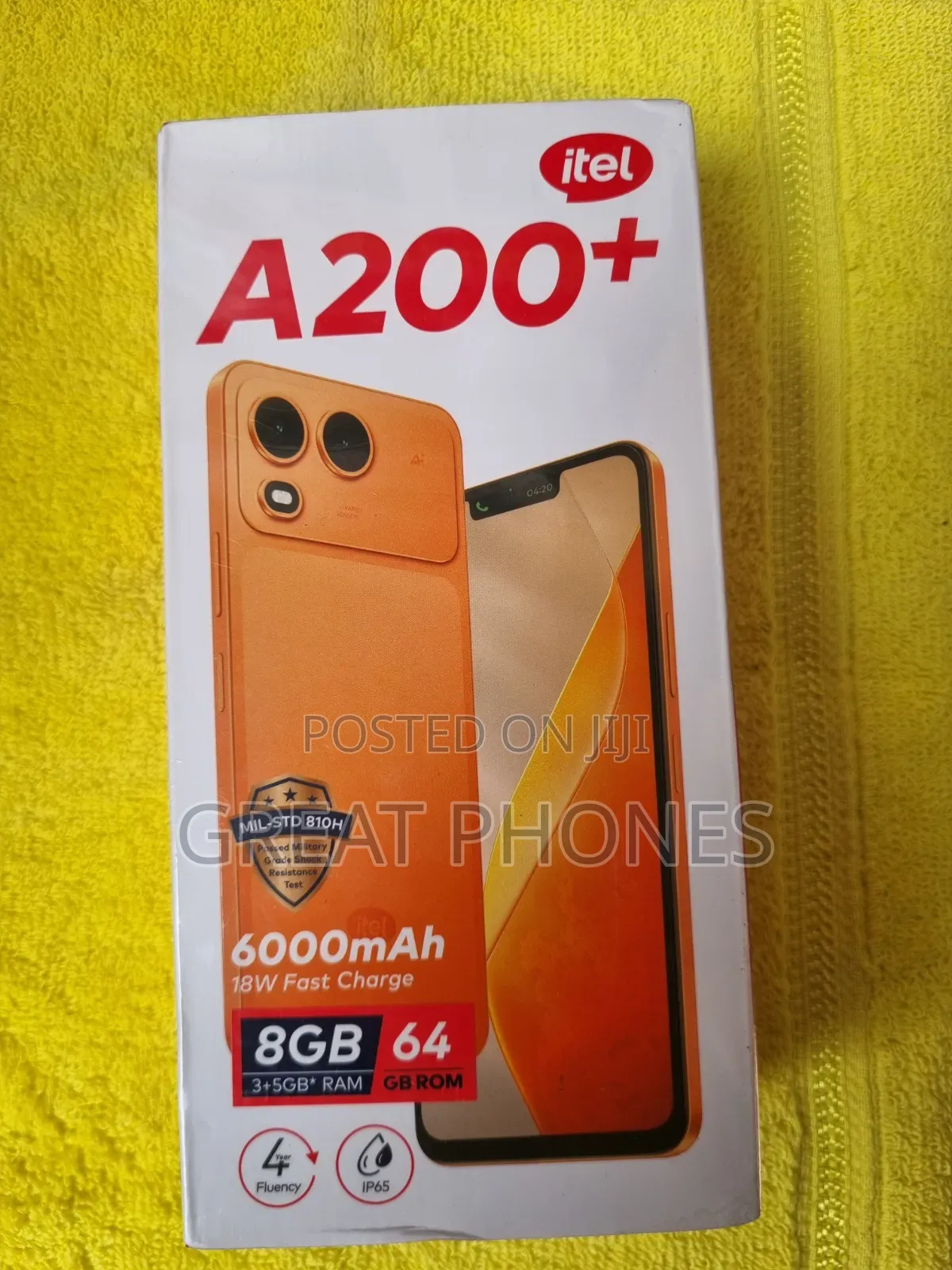 New Itel A200+ 128 GB Blue