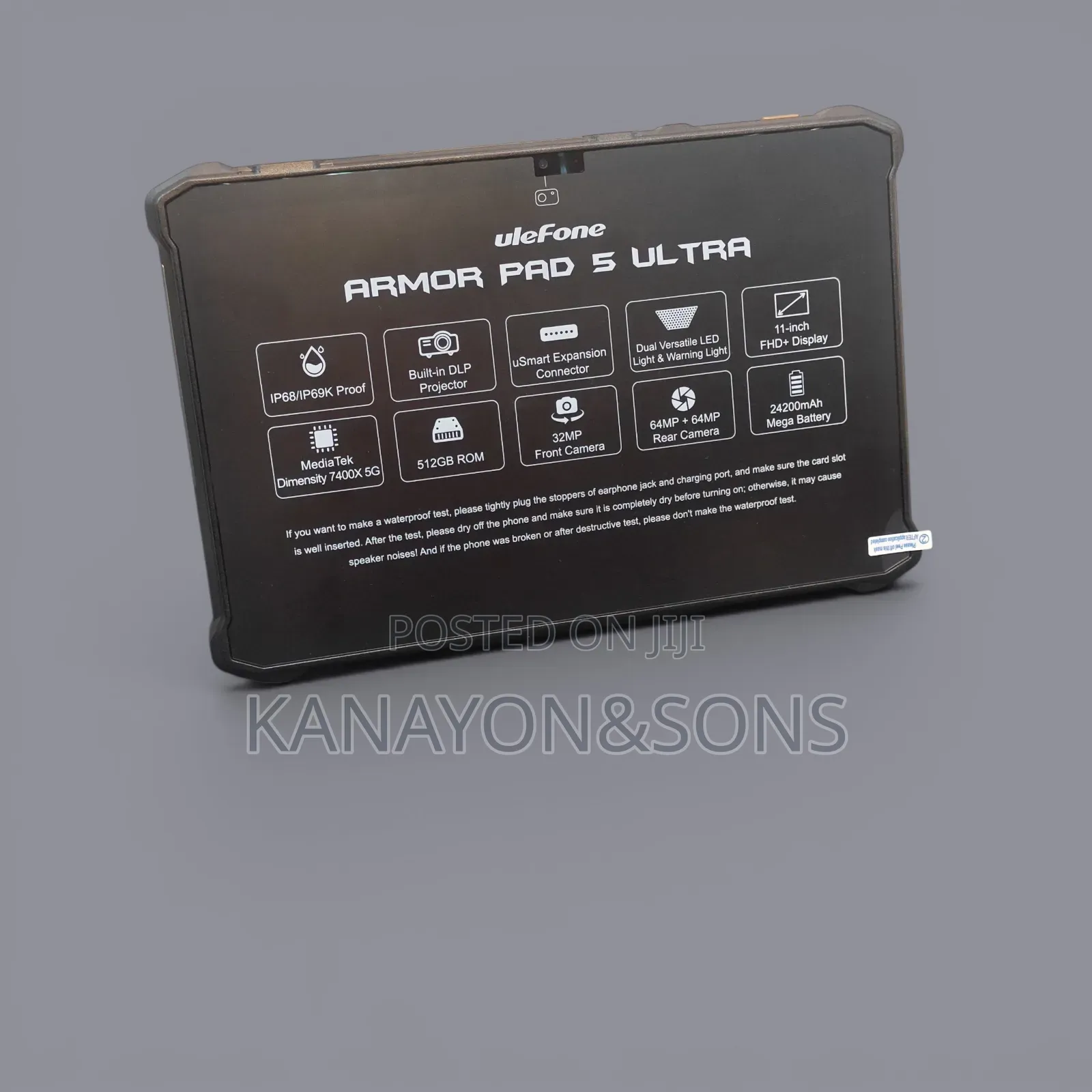 New Ulefone Tab A8 512 GB Black