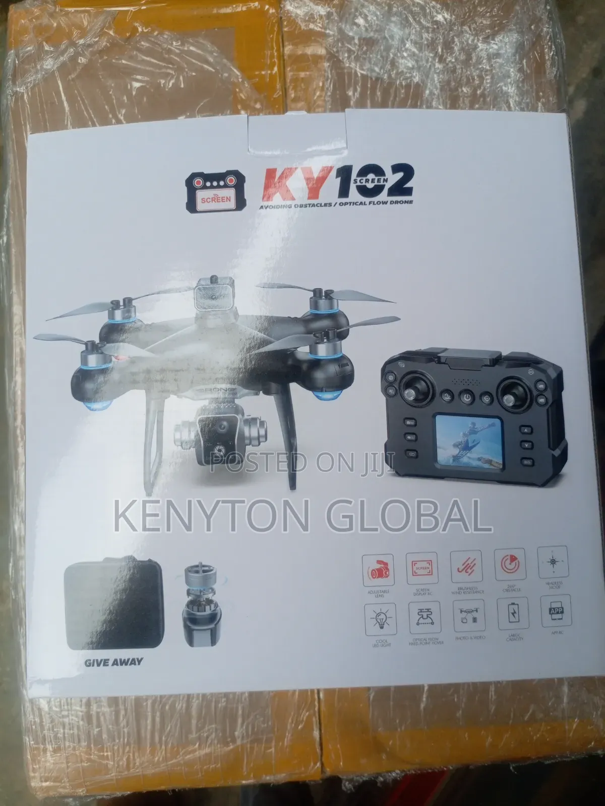 Ky102 Drone With Screen Controller With Sd Card