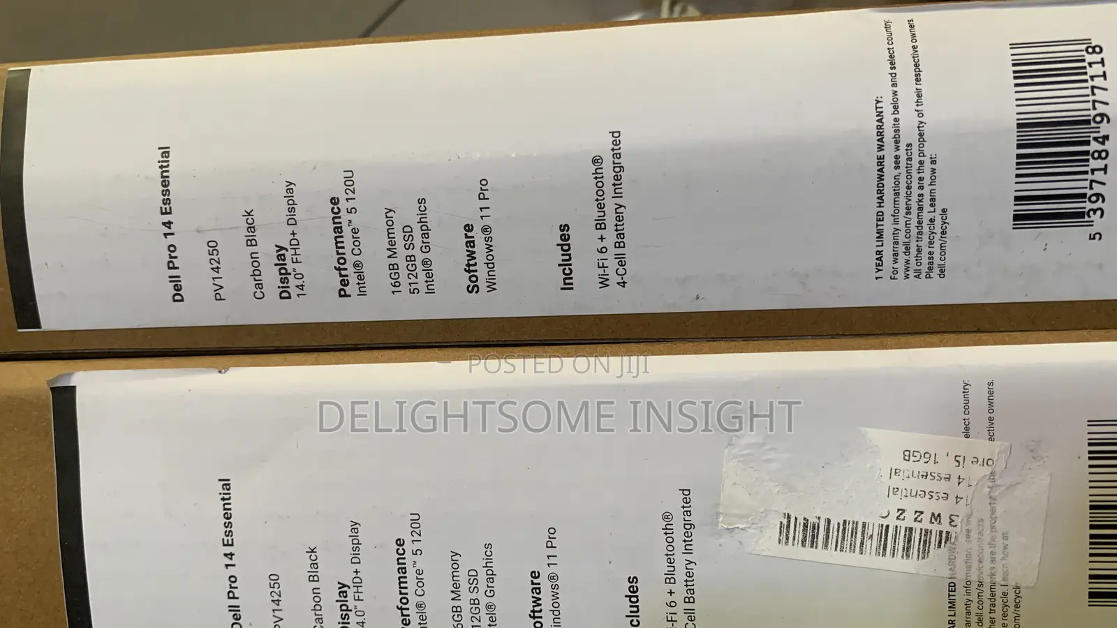 New Laptop Dell Pro 14 16GB Intel Core 5 SSD 512GB