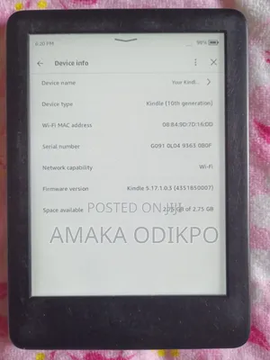 Amazon Kindle Paperwhite 4 GB White