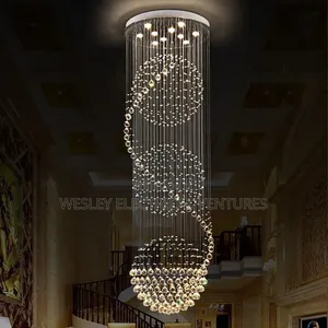 Long Crystal Rain Drop Light