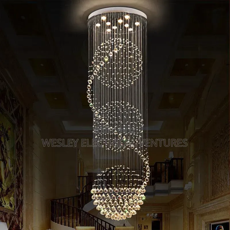 Long Crystal Rain Drop Light