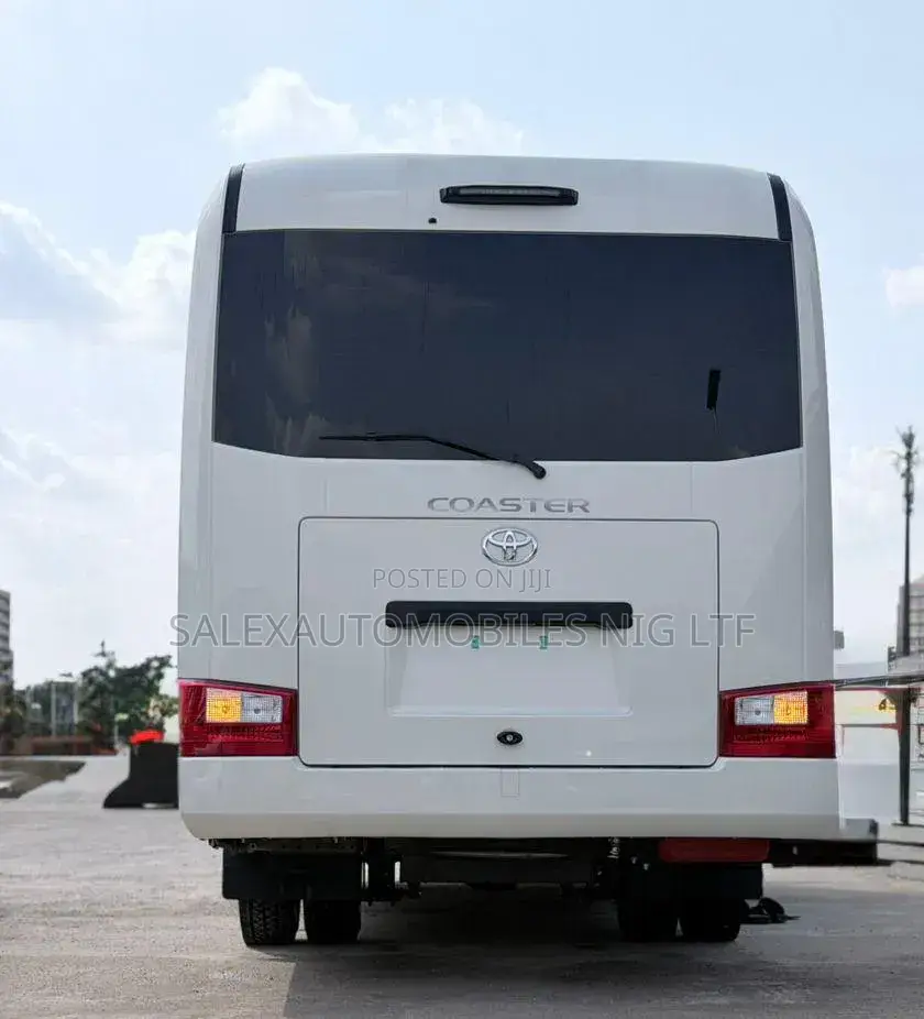New Toyota Coaster 2025 White