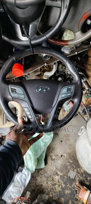 Steering With Airbag Santa Fe 015 Wine Color