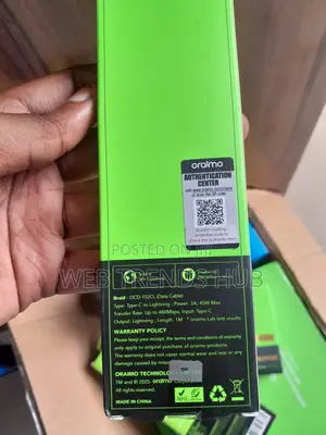 Oraimo Ultra Durable Type-C to Lightning Braided Cable (Ocd-152cl)