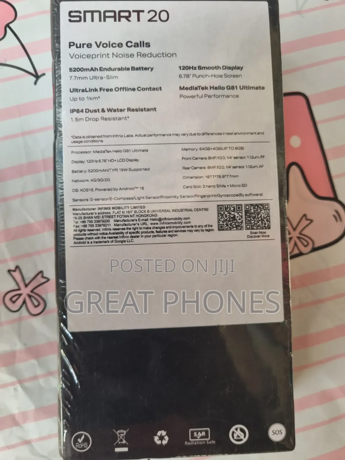 New Infinix Smart 20 64 GB