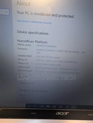 Laptop Acer 8GB Intel Core i5 HDD 500GB