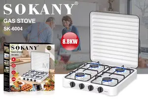 Sokany 4 Burner Gas Cooker