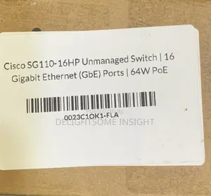 Brand New Cisco Sg110-16 Unmanaged Switch | 16 Gigabit Ethernet