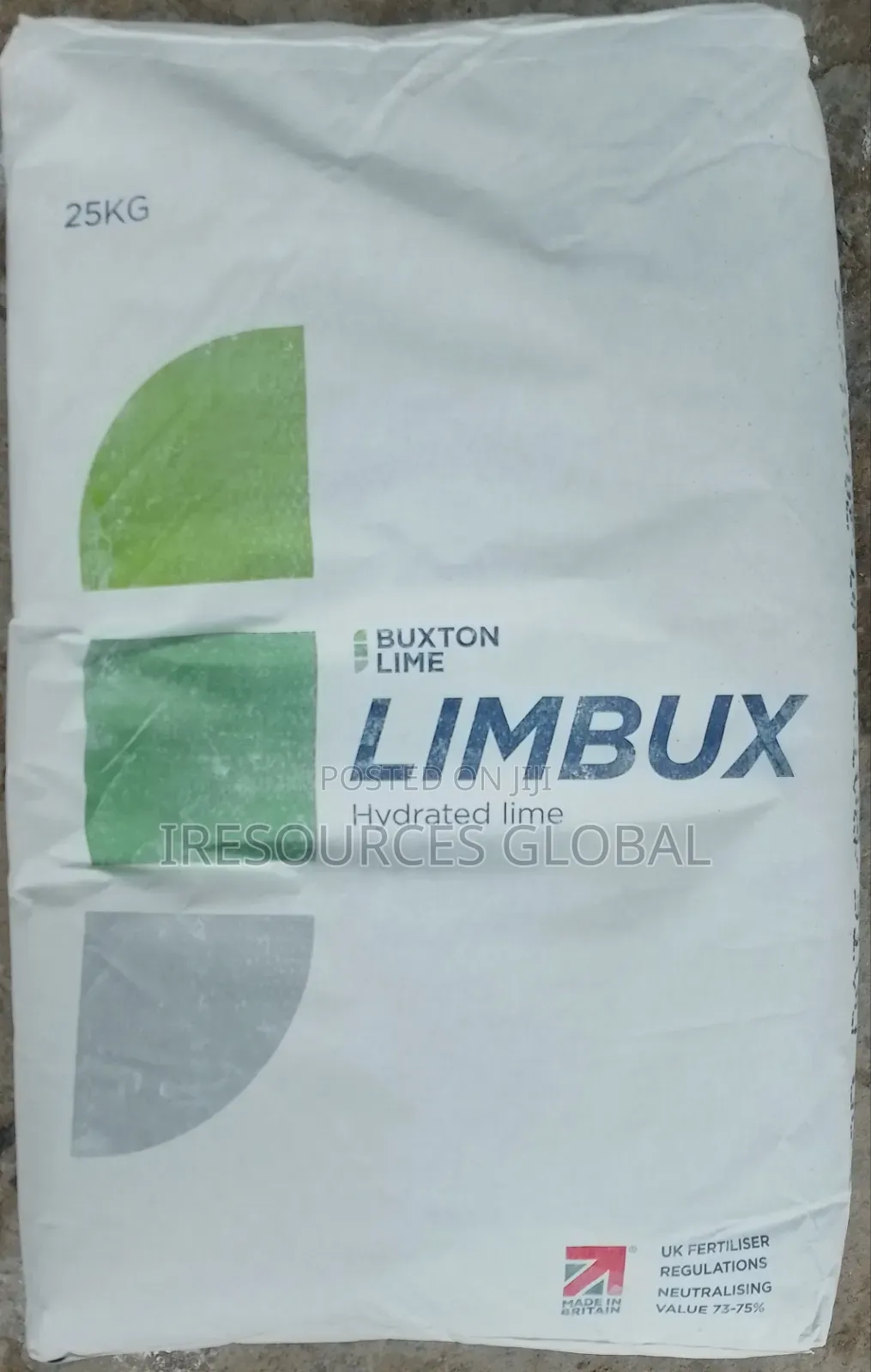 Hydrated Lime (Calcium Hydroxide) 25kg Bag