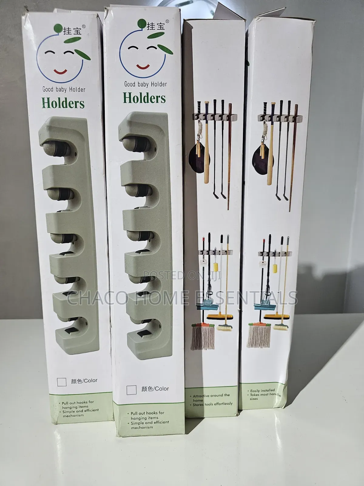 Wall- Mounted Mop Broom Holder