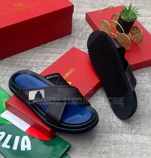 Giampieronicola Quality Luxury Men Genuine Leather Pams