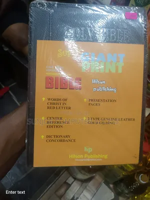 Super Giant Print Bible King James Version With Center Refference