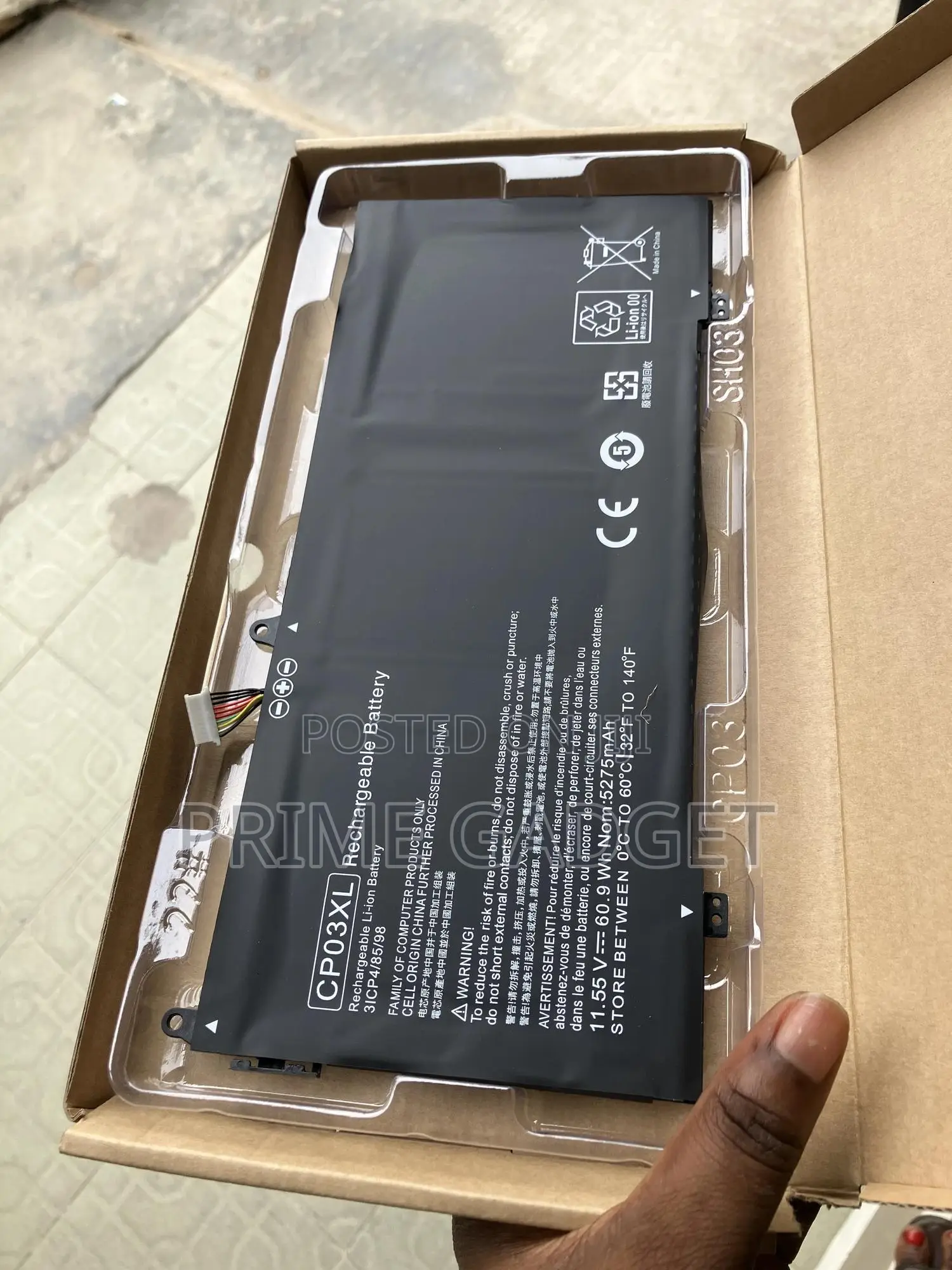 Hp Cpo3xl for Hp Spectre 13-Ae X360 Series