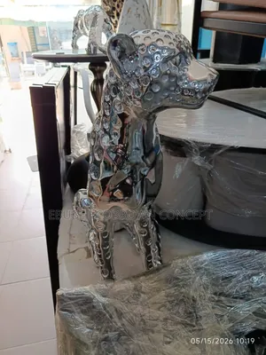 Royal Leopard Table Decor. Interior Decor Gold and Silver Available