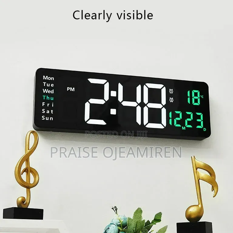 Large Digital Wall/Table Clock (Alarm)