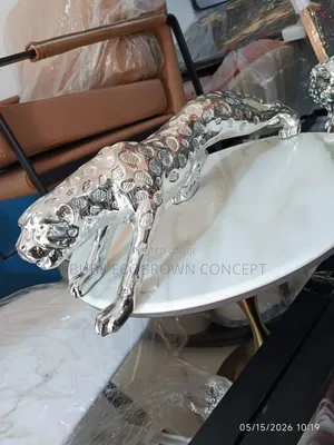 Luxury Cheetah Figurine Ornament Interior Decor