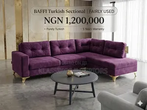 L-Sahpe Baffi Turkish Sofa (Fairly Used)