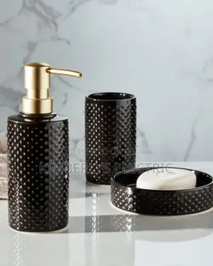 Kimberlys J1330b-S3 Ceramic Black Bathroom Accessories