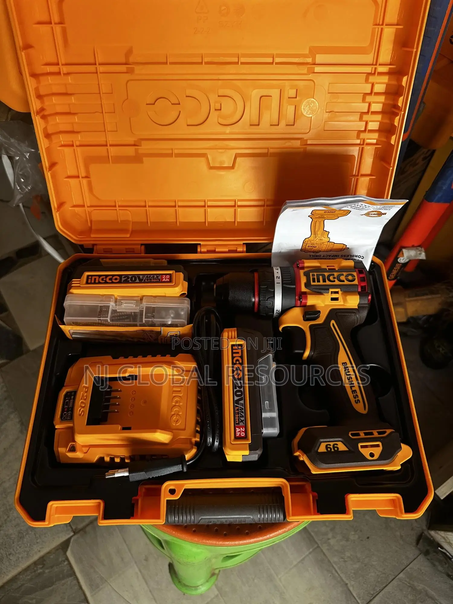 20v Impact Cordless Drill 66nm Ingco