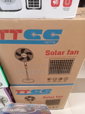 18 Inches TTCS Rechargeable Solar Fan