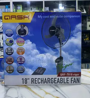 Qasa 18iches Rechargeable Fan QRF-7918 Vigor