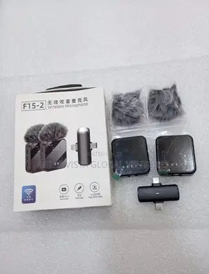 F15 Double Wireless Lavalier Microphone