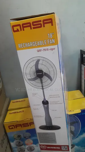  Qasa 18” Rechargeable Standing Fan 