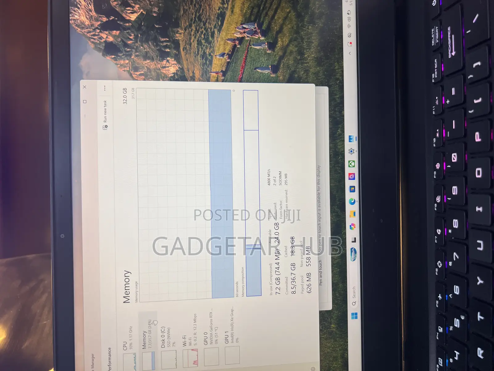 Laptop MSI Vector GP66HX 12UGS 32GB Intel Core i9 SSD 1T