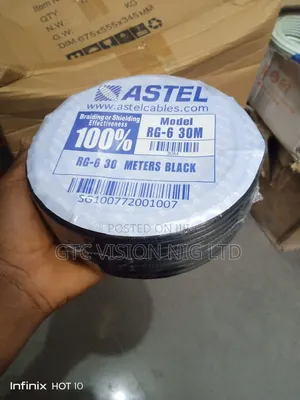 Astel 100% 30 Meters Black Wire